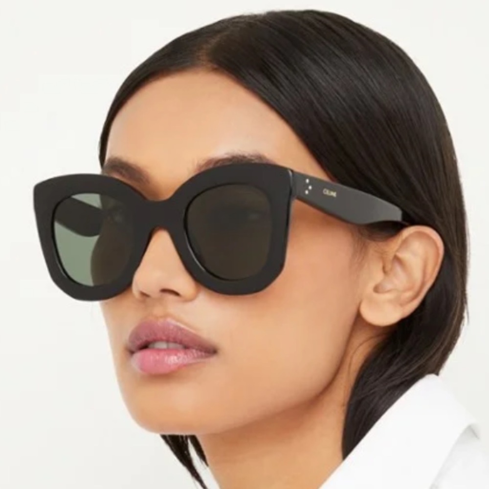 Celine Black Oversized Sunglasses CL4005IN